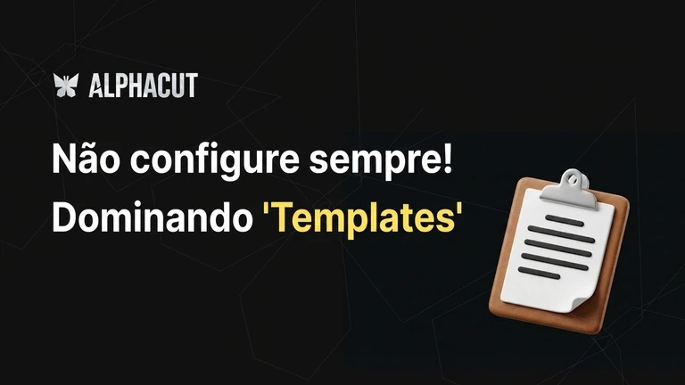 Miniatura do Guia de Recursos do Template Alphacut - Como salvar e gerenciar as configurações de estilo de legenda, layout e logotipo