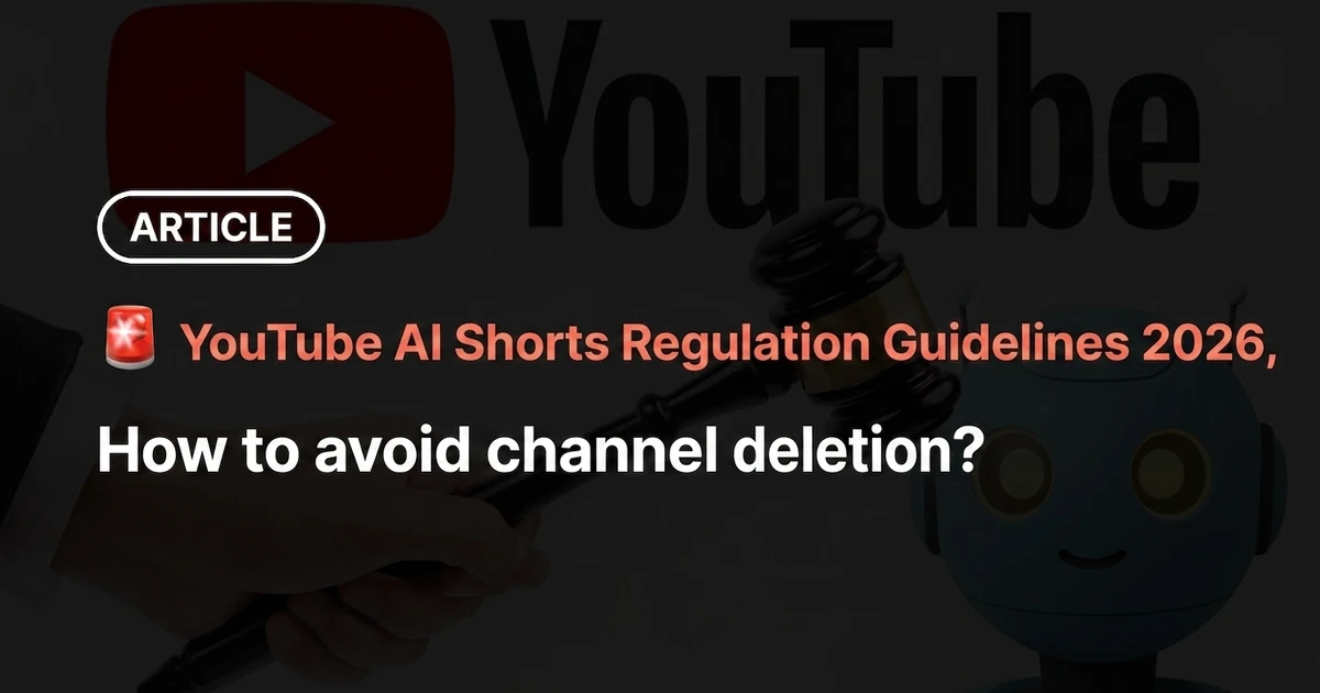 YouTube AI Shorts Regulatory Standards 2026, how to avoid channel deletion?