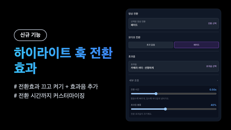 알파컷 2026년 7월 업데이트 — 훅 전환효과 · 6시간 영상 · 재생성 개선 · 업로드 캘린더